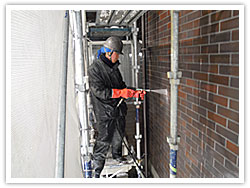 外壁塗装施工前の洗浄