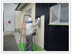 外壁下見トタン塗装