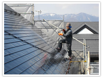 屋根塗装1